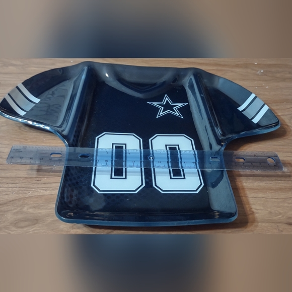 Dallas Cowboys chips/dip/appetizer jersey tray NEW - Picture 5 of 6